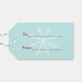 おもしろいクリスマスレトロラムアダルトホリデーパーティー ギフトタグ (裏面横)