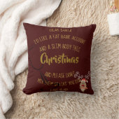 おもしろいクリスマス一覧 – Fat Bank Acct SLIM体 クッション (ブランケット)