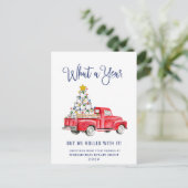 おもしろいクリスマス企業の ポストカード (スタンド正面)