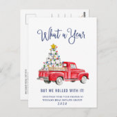 おもしろいクリスマス企業の ポストカード (正面/裏面)