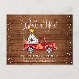 おもしろいクリスマス企業の ポストカード