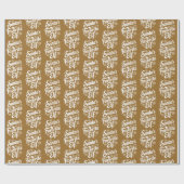 おもしろいクリスマス包装紙 ラッピングペーパー (フラット)