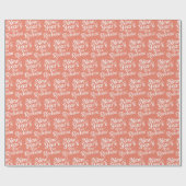 おもしろいクリスマス包装紙 ラッピングペーパー (フラット)