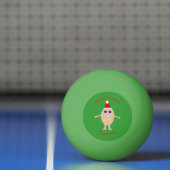 おもしろいクリスマス卵ピンポンボール 卓球ボール (ネット)
