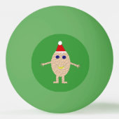 おもしろいクリスマス卵ピンポンボール 卓球ボール (裏面)