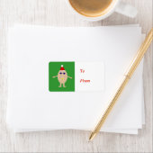 おもしろいクリスマス卵プレゼントラベルラベル ラベル (インサイチュ)