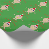おもしろいクリスマス卵ラッピング紙 ラッピングペーパー (角)