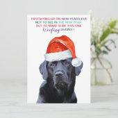 おもしろいクリスマス大流行年の検疫 シーズンカード (スタンド正面)