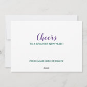 おもしろいクリスマス大流行年の検疫 シーズンカード (裏面)