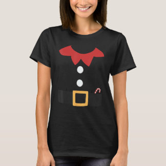 おもしろいクリスマス小妖精や小人スーツ衣装の大人の男性へ部屋 Tシャツ