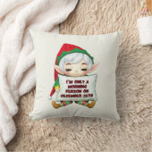 おもしろいクリスマス小妖精や小人装飾用クッション – クリスマスデコール クッション (ブランケット)