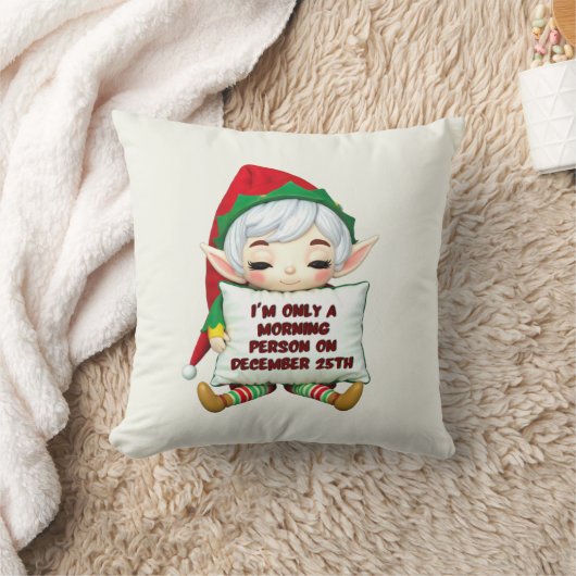 おもしろいクリスマス小妖精や小人装飾用クッション – クリスマスデコール クッション (ブランケット)