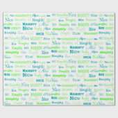 おもしろいクリスマス引用文ことわざいけなまたはニース ラッピングペーパー (フラット)