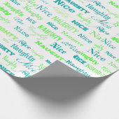 おもしろいクリスマス引用文ことわざいけなまたはニース ラッピングペーパー (角)