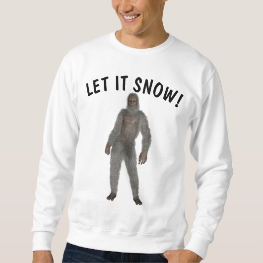 おもしろいクリスマス忌み嫌い雪だるまTシャツ スウェットシャツ (正面)