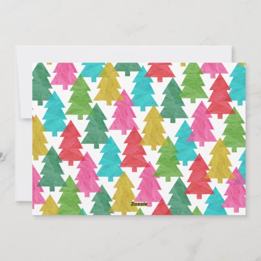 おもしろいクリスマス応援ドッグ写真 シーズンカード (裏面)