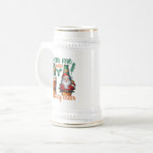 おもしろいクリスマス応援ワードアート ビールジョッキ (正面左)