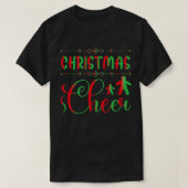 おもしろいクリスマス応援 Tシャツ (デザイン正面)