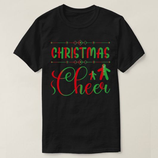 おもしろいクリスマス応援 Tシャツ (デザイン正面)