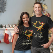 おもしろいクリスマス恐竜引用文 Tシャツ