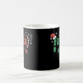 おもしろいクリスマス数学先生Fa La8方程式Fa L コーヒーマグカップ (中央)