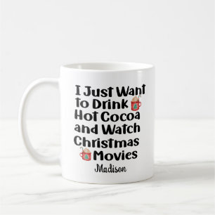 おもしろいクリスマス映画とココアクリスマスプレゼント コーヒーマグカップ