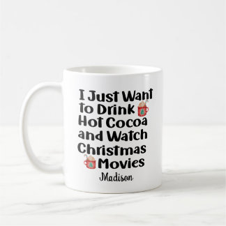 おもしろいクリスマス映画とココアクリスマスプレゼント コーヒーマグカップ