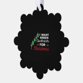 おもしろいクリスマス株式市場 オーナメントカード (左)