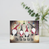 おもしろいクリスマス格言とライツファラララ シーズンポストカード (スタンド正面)