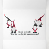 おもしろいクリスマス格言とライツファラララ 三つ折りクリスマスカード (内部中)