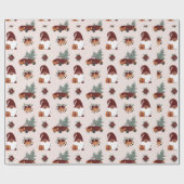 おもしろいクリスマス格言イラストレーション ラッピングペーパー (フラット)