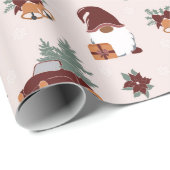 おもしろいクリスマス格言イラストレーション ラッピングペーパー (ロールコーナー)