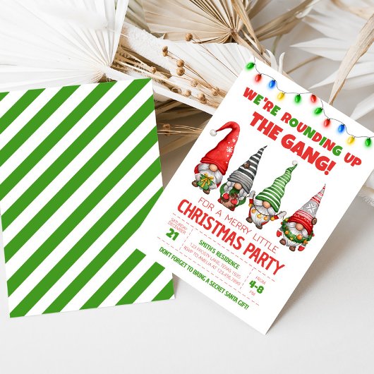 おもしろいクリスマス格言クリスマスパーティの招待状 招待状