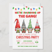 おもしろいクリスマス格言クリスマスパーティの招待状 招待状 (正面)