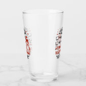 おもしろいクリスマス格言ワードアート タンブラーグラス (右)