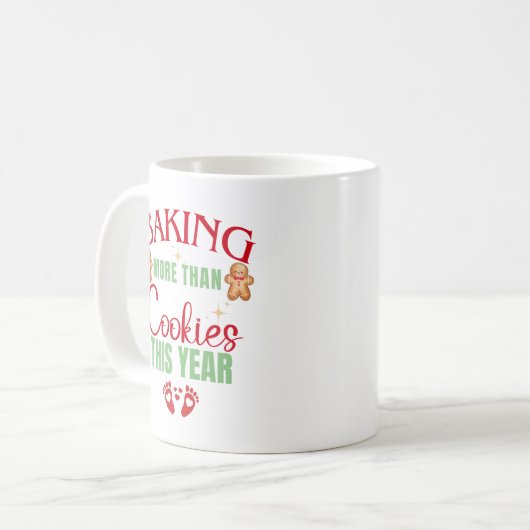 おもしろいクリスマス母マグカップ コーヒーマグカップ (正面左)