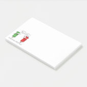 おもしろいクリスマス漫画料理スパイス ポストイット (アングル)