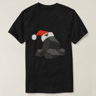 おもしろいクリスマス炭 Tシャツ