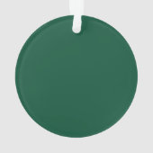 おもしろいクリスマス犬の子犬の写真ハッピーPawlidays オーナメント (裏面)