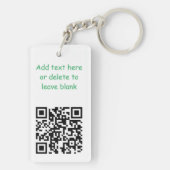 おもしろいクリスマス猫 キーホルダー (裏面)