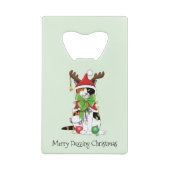 おもしろいクリスマス猫 クレジットカード栓抜き (裏面)
