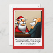 おもしろいクリスマス用はがき シーズンポストカード (正面/裏面)