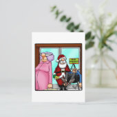 おもしろいクリスマス用はがき シーズンポストカード (スタンド正面)