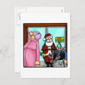 おもしろいクリスマス用はがき シーズンポストカード (正面/裏面)