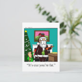 おもしろいクリスマス用はがき シーズンポストカード (スタンド正面)