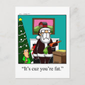 おもしろいクリスマス用はがき シーズンポストカード (正面)