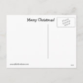 おもしろいクリスマス用はがき シーズンポストカード (裏面)