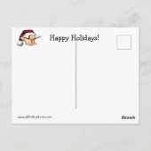 おもしろいクリスマス用はがき ポストカード (裏面)