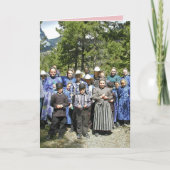 おもしろいクリスマス用艶消しカード カード (正面)