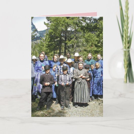 おもしろいクリスマス用艶消しカード カード (正面)